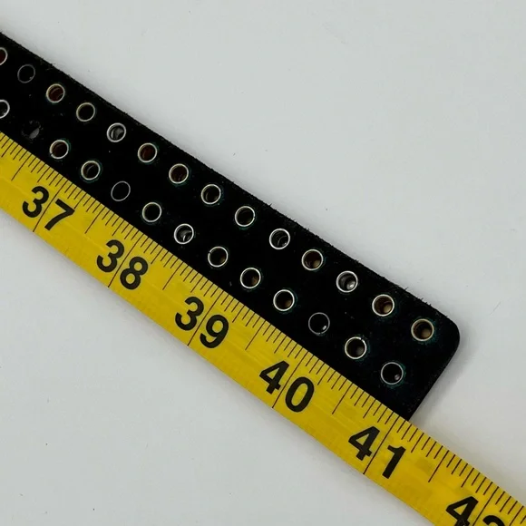 CAbi Studded Black Leather Belt - Picture 7 of 8